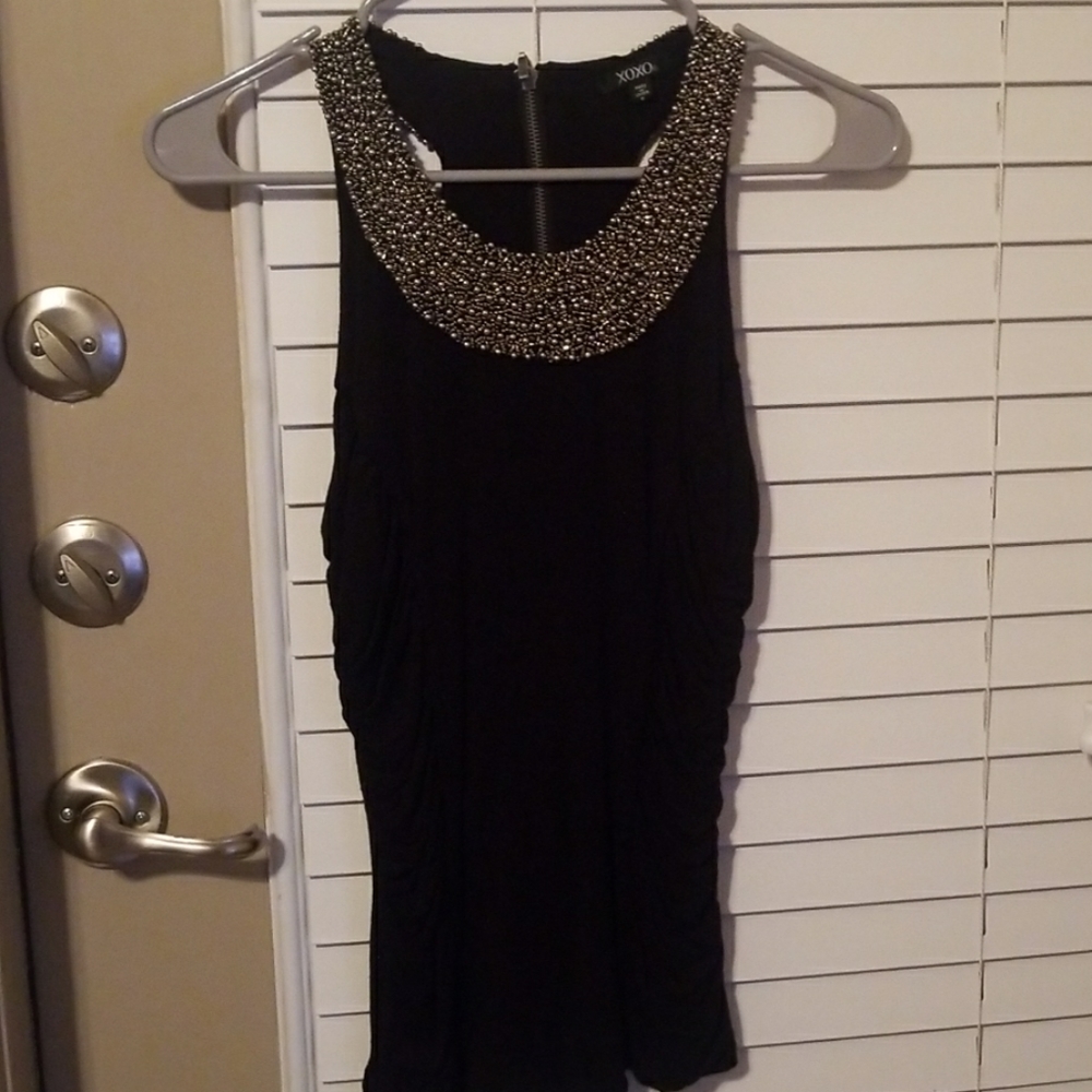 XOXO | Beaded Tank Top